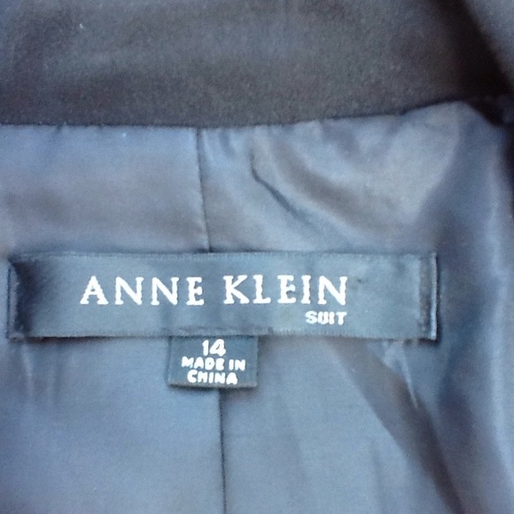 SALE Anne Klein one-button classic black blazer… - Picture 6 of 7